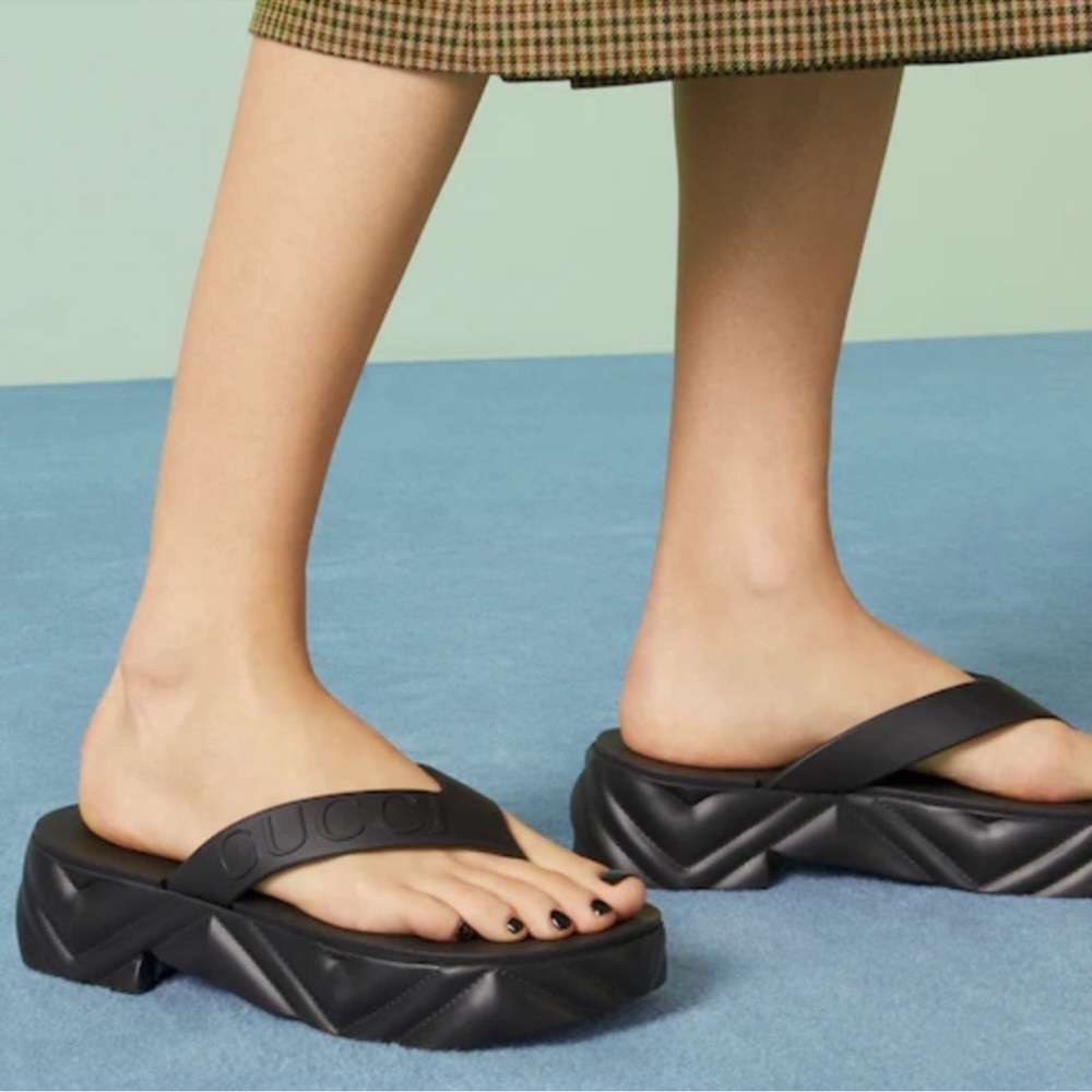 GUCCI   New Women's Platform Sandals - Picture 6 of 12